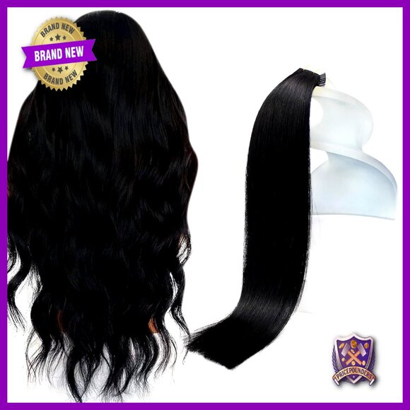 22 Inch Human Hair Tape Extensions 20 Pieces 50g Natural Look